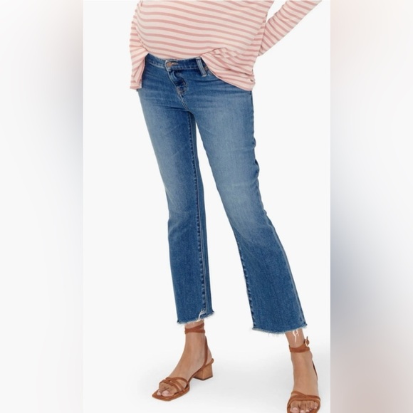 Hatch under the belly crop jeans, size 26